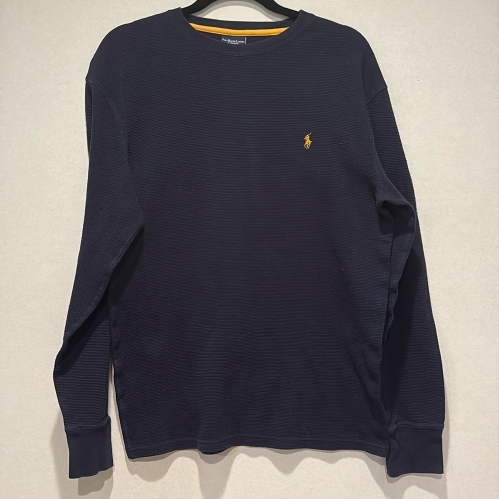 Polo Ralph Lauren. Men’s long sleeve sleepwear shirt. Size XL.  Navy. Pajamas